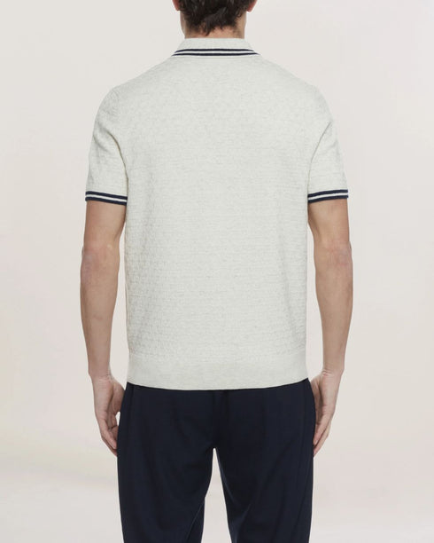 MAHANI-Knitwear-SS Regular T Stitched Half-Zip Polo- Ted Baker Romania